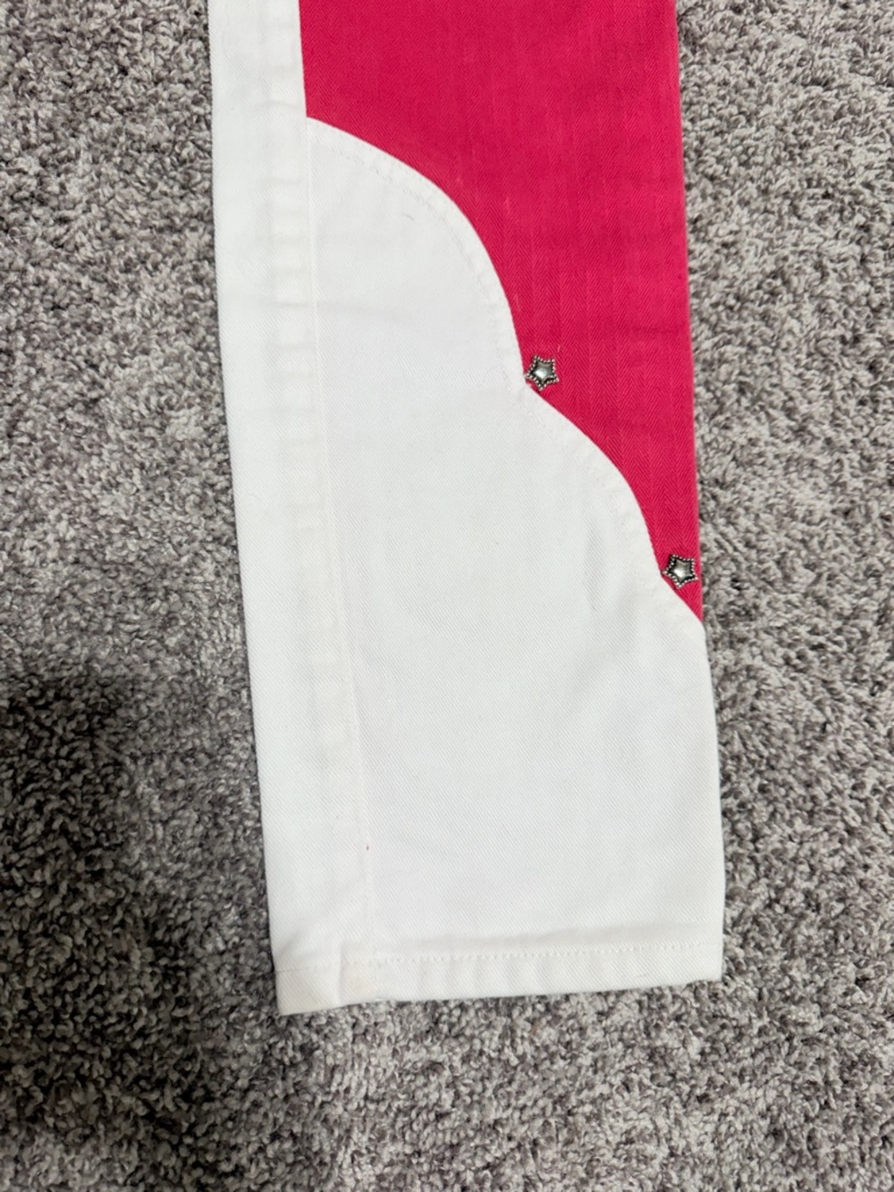 Vintage western ethnics white/red star jeans - Picture 5 of 8